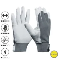 Gebol 703432, Manusi de protectie Uni Fit Comfort, din piele de capra si spandex, uz profesional, marimea 9/L