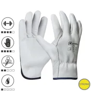 Gebol 709213, Manusi de protectie Driver, din piele de vaca, uz profesional, marimea 8/M