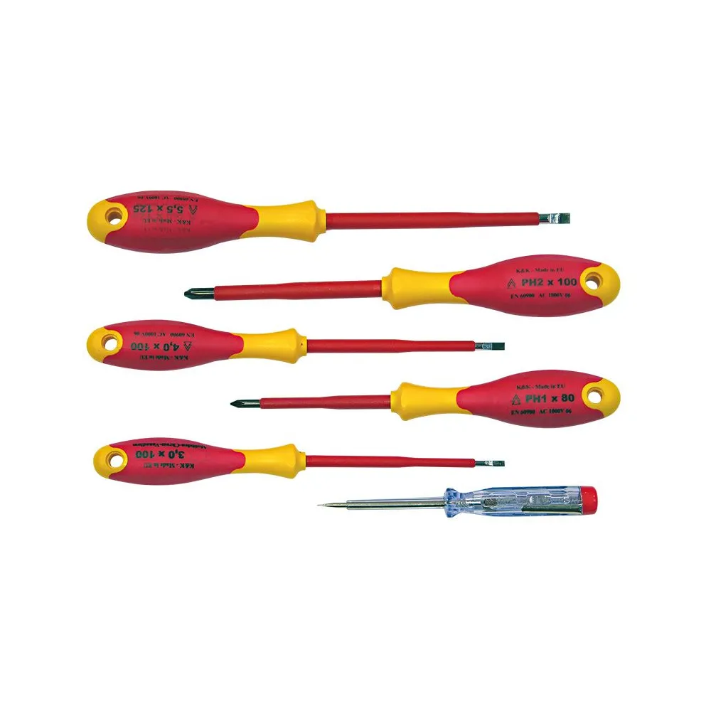 SET SURUBELNITE IZOLATE ABS PLATE SI PH + TESTER - 6P.
