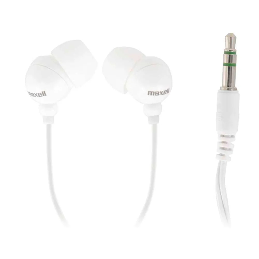 Maxell casca digital stereo Plugz White cod 303438