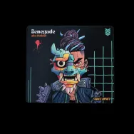 MousePAD A4TECH - gaming, Bloody "BP-45" Renegade Midnight, cauciuc si material textil, 450 x 400 x 5 mm, imagine, "BP-45 Renega