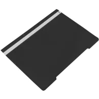 Dosar plastic cu sina si 2 perforatii, negru / set 25 bucati