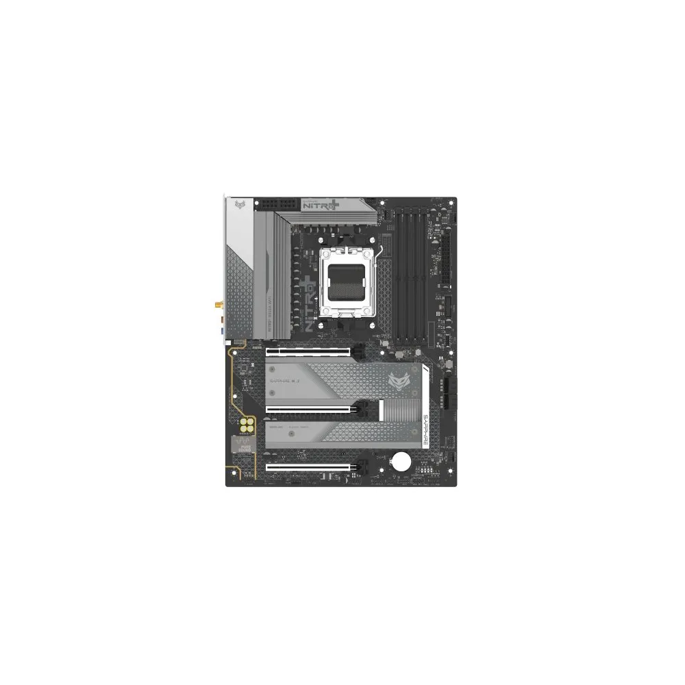 Sapphire NITRO+ B850A WIFI 7. Processor manufacturer: AMD, Processor socket: Socket AM5, Compatible processor series: AMD Ryzen 