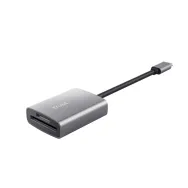 Cardreader USB-C Trust Dalyx Fast, carduri compatibile micro-SD, SD, gri