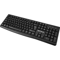 Kit Serioux cu fir, Tastatura: interfata USB, 104 taste, material ABS, US layout, lungime cablu 1.5m PVC, dimensiuni 440*159*25m