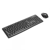 Kit tastatură și mouse wireless 2.4G Tastatură: cu rând independent de taste multimedia * Mod: 2.4G * Număr taste: 104 + 9 taste