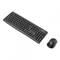 Kit tastatură și mouse wireless 2.4G Tastatură: cu rând independent de taste multimedia * Mod: 2.4G * Număr taste: 104 + 9 taste