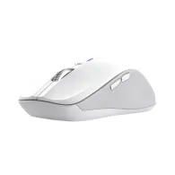 Mouse wireless Trust Ferro Hyperscroll, material ABS, interfata USB-A rezolutie maxima 3200 dpi, alb