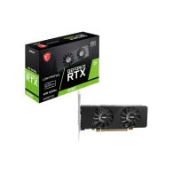 GeForce RTX 3050 LP E 6G OC, GDDR6, 96-bit, Negru