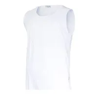 TRICOU BUMBAC FARA MANECI / ALB - L