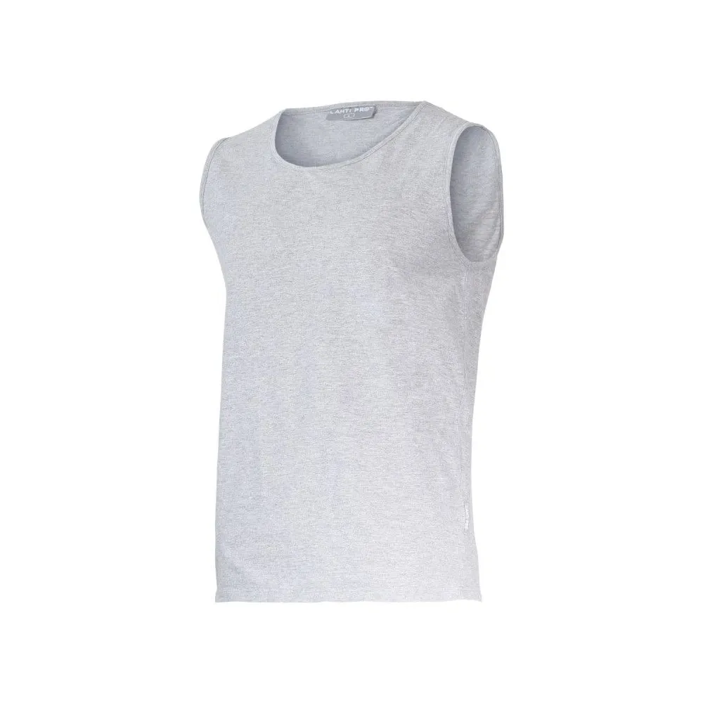 TRICOU BUMBAC FARA MANECI / GRI - M