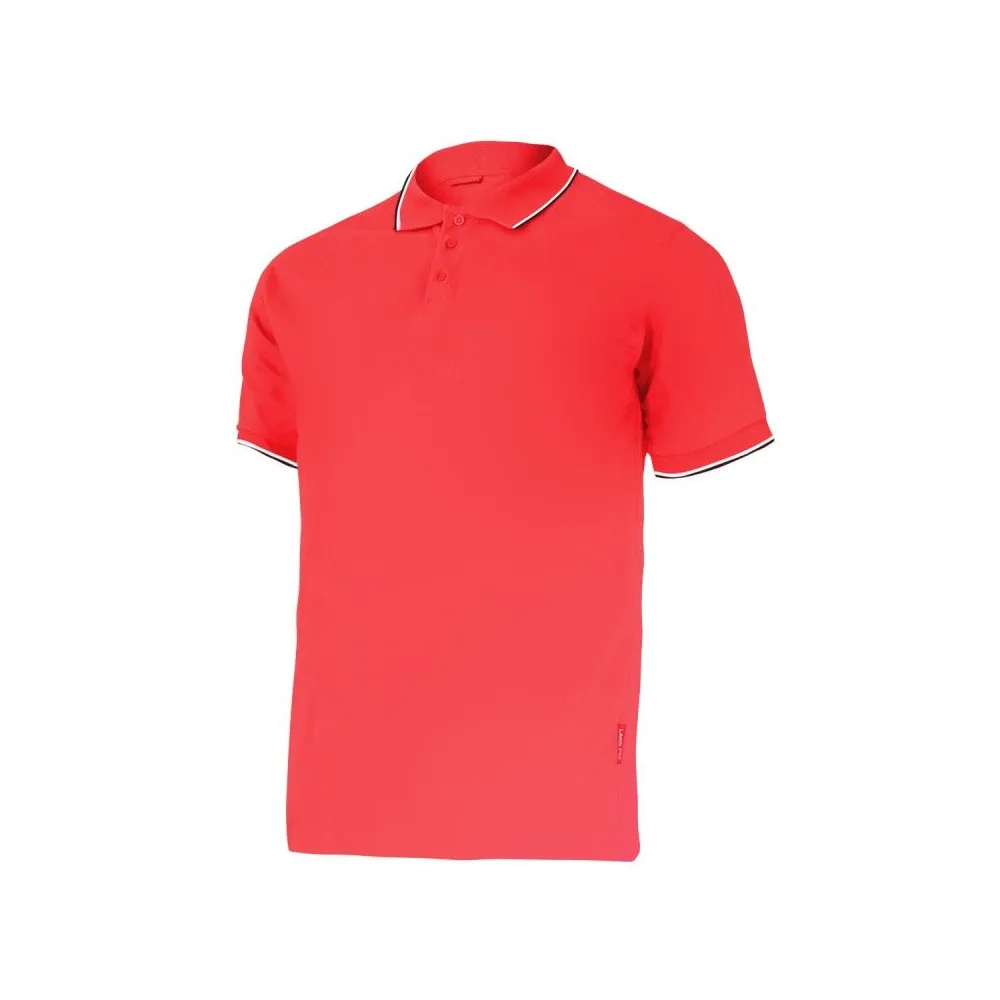 TRICOU BUMBAC POLO SUBTIRE / ROSU - 3XL