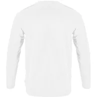 TRICOU BUMBAC SUBTIRE CU MANECA LUNGA / ALB - 2XL