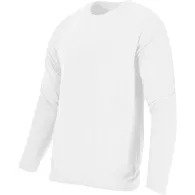 TRICOU BUMBAC SUBTIRE CU MANECA LUNGA / ALB - S