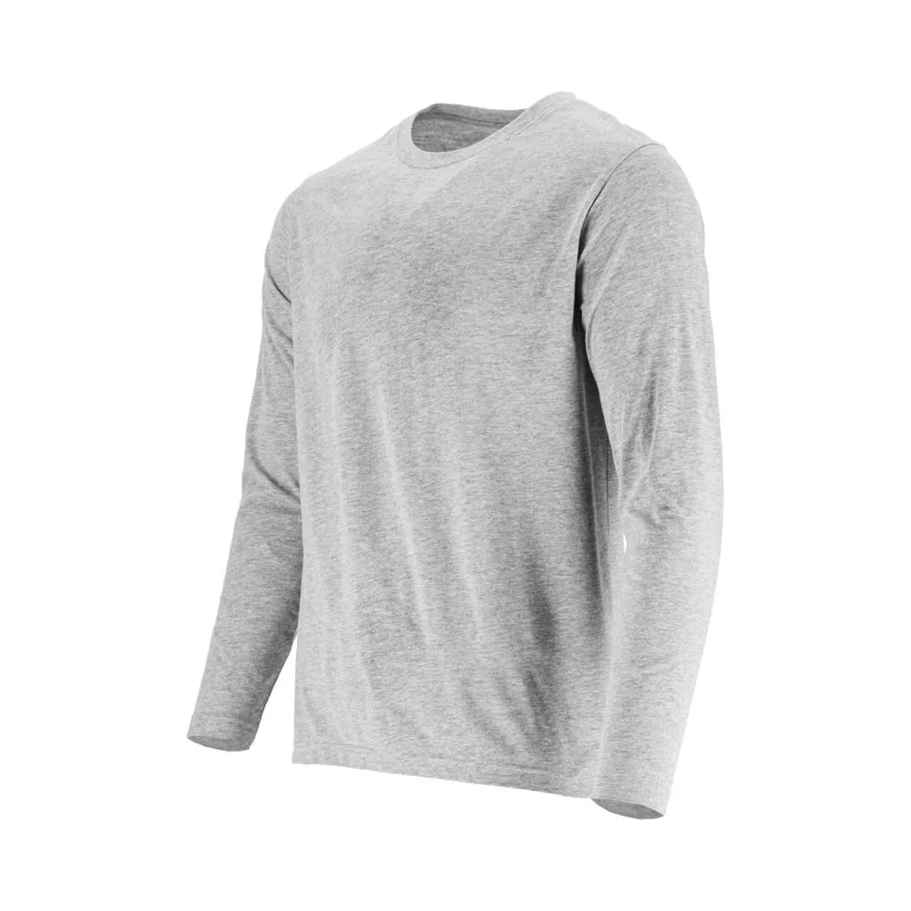 TRICOU BUMBAC SUBTIRE CU MANECA LUNGA / GRI - XL