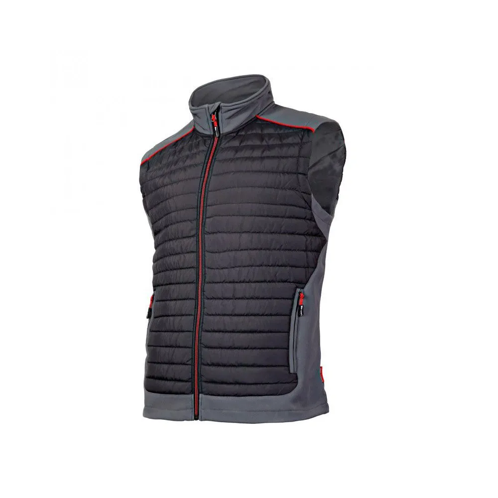 VESTA MATLASATA / NEGRU-GRI - 3XL