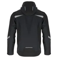 JACHETA ELASTICA CU GLUGA / NEGRU - 2XL