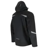 JACHETA ELASTICA CU GLUGA / NEGRU - L