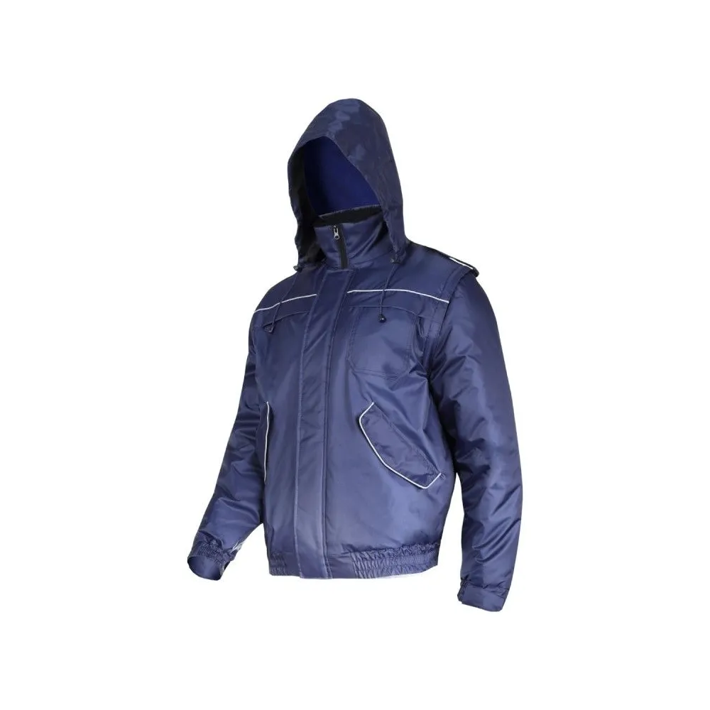 JACHETA CAPTUSITA CU GLUGA SI MANECI DETASABILE - 3XL