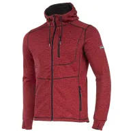 JACHETA CU IMPRIMEU SI GLUGA / ROSU - 3XL