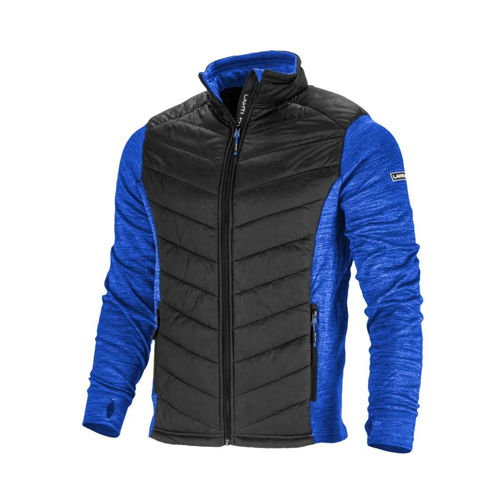 JACHETA CU IMPRIMEU SI MATLASARE / ALBASTRU-NEGRU - 3XL