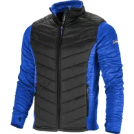 JACHETA CU IMPRIMEU SI MATLASARE / ALBASTRU-NEGRU - M