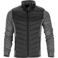 JACHETA CU IMPRIMEU SI MATLASARE / GRI-NEGRU - XL