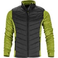 JACHETA CU IMPRIMEU SI MATLASARE / VERDE-NEGRU - L