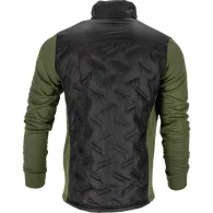 JACHETA MEDIU-ELASTICA CU MATLASARE / VERDE-NEGRU - L