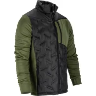 JACHETA MEDIU-ELASTICA CU MATLASARE / VERDE-NEGRU - S