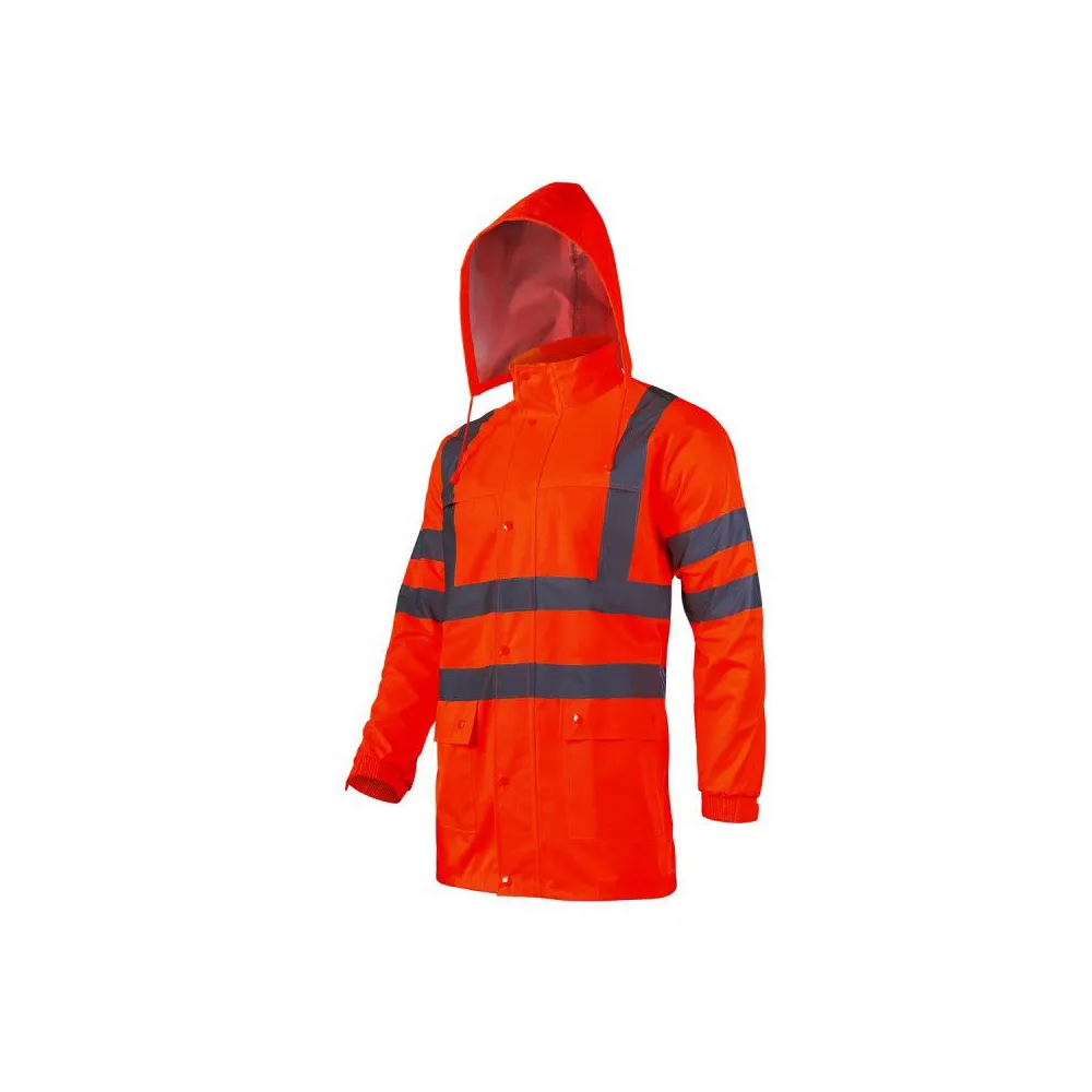 JACHETA REFLECTORIZANTA IMPERMEABILA / PORTOCALIU - 3XL