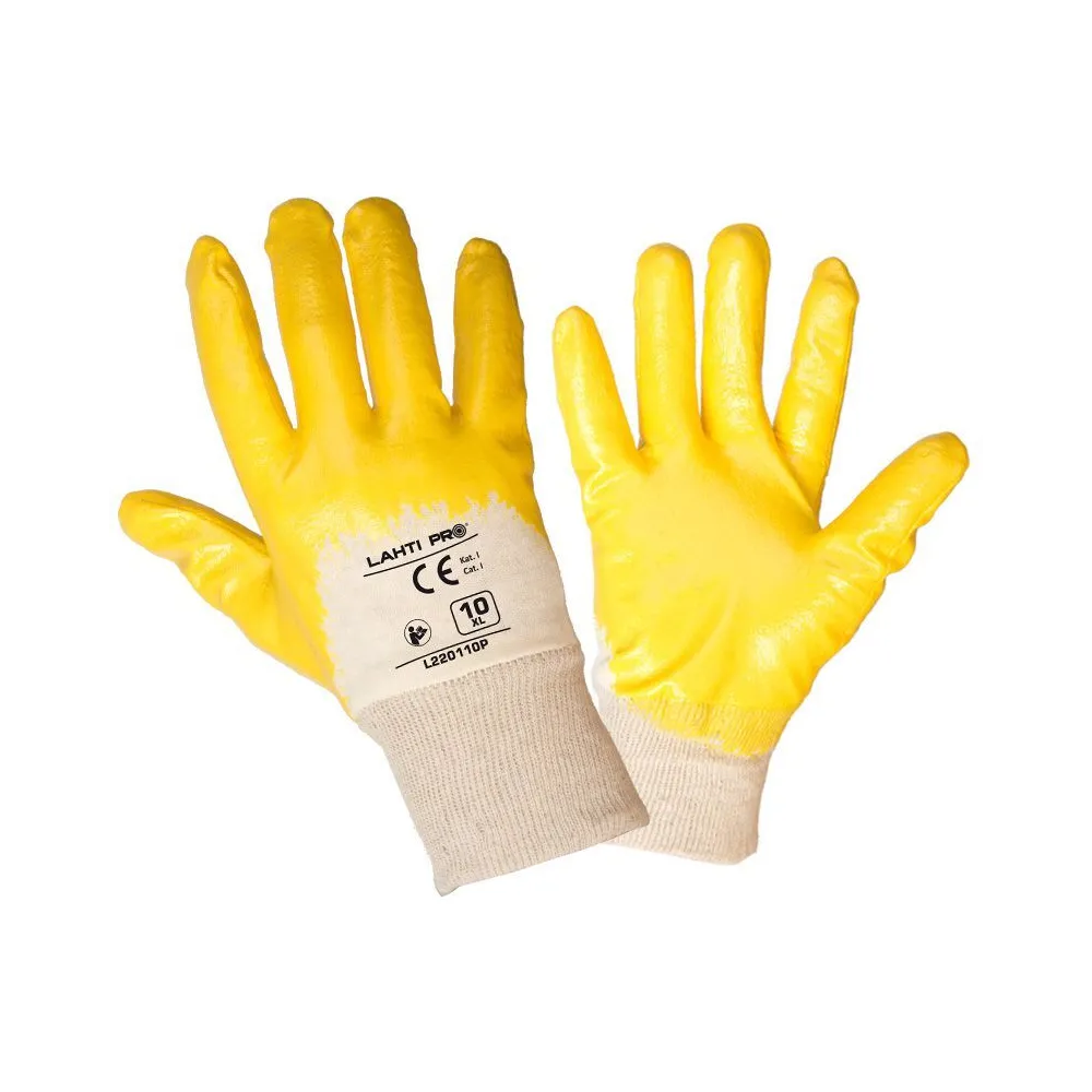 MANUSA NITRIL CU BUMBAC INVELITA DORSAL MODERAT - 8