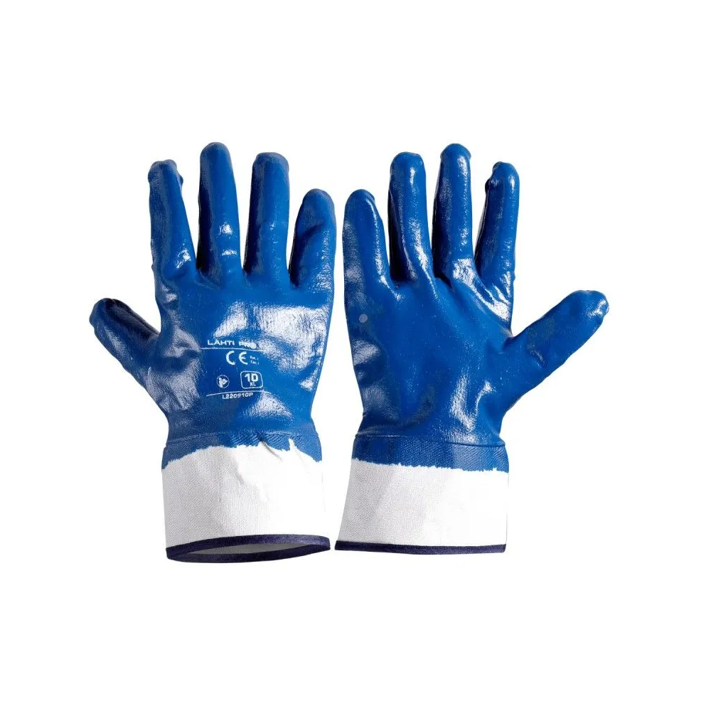 MANUSA NITRIL CU POLIESTER-BUMBAC RIGIDA - 10