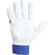 MANUSA PIELE OVINA / ALBASTRU-ALB - 8