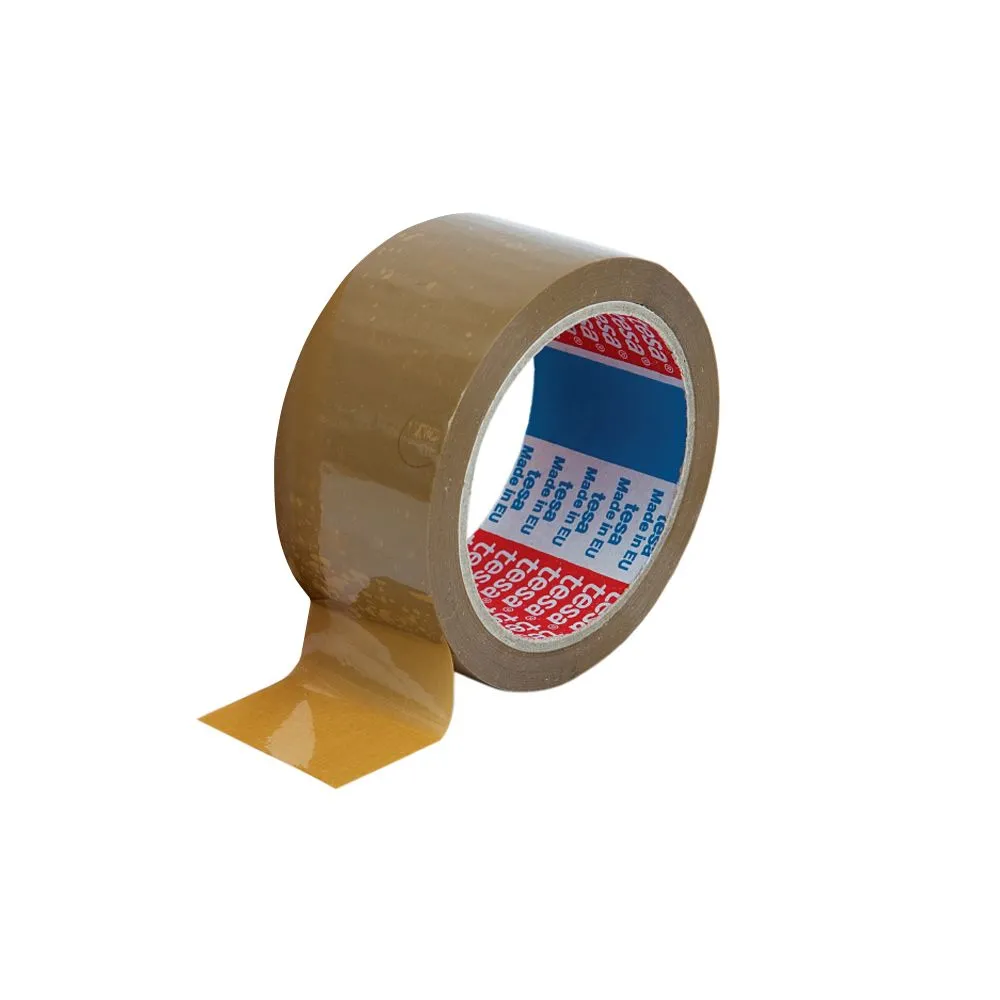 Banda adeziva Tesa, 48 mm x 66 m, maro