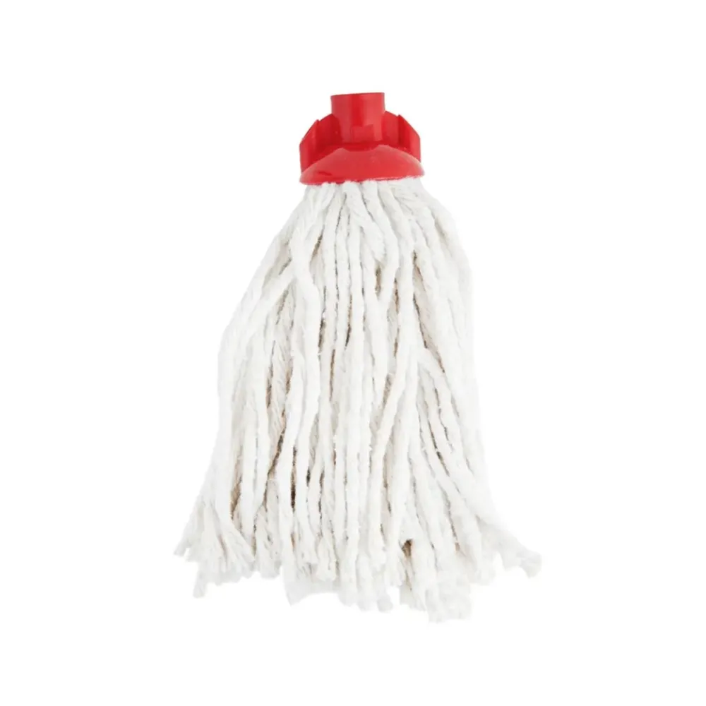 Mop bumbac, montura rosie, 250 g