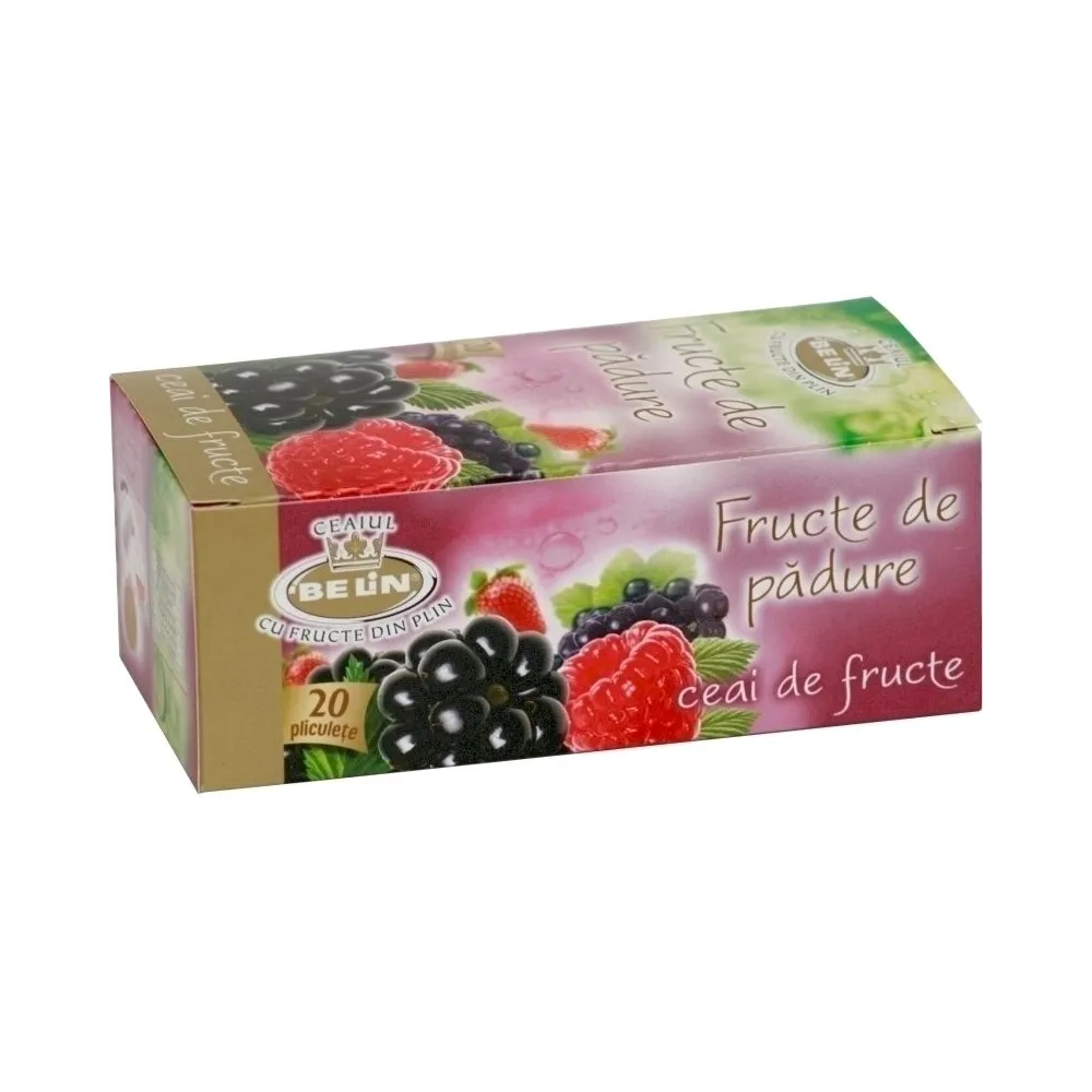 Ceai fructe de padure Belin, 20 plicuri/cutie