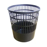 Cos pentru birou, Tami, 16 l, perforat, negru