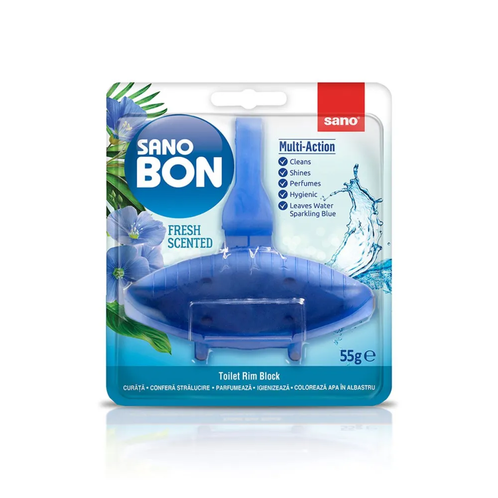 Odorizant toaleta Sano Bon Blue, 55 g