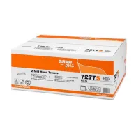 Rezerva prosoape pliate Z, Celtex 7277S, 2 straturi, alb, 120 buc/pachet, 25 pachete/cutie