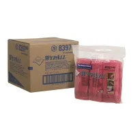 Lavete microfibra Kimberly-Clark Wypall, rosii, 6 bucati/pachet