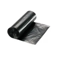 Saci menajeri LDPE negri, 120 litri, 24 microni, 10 bucati/rola