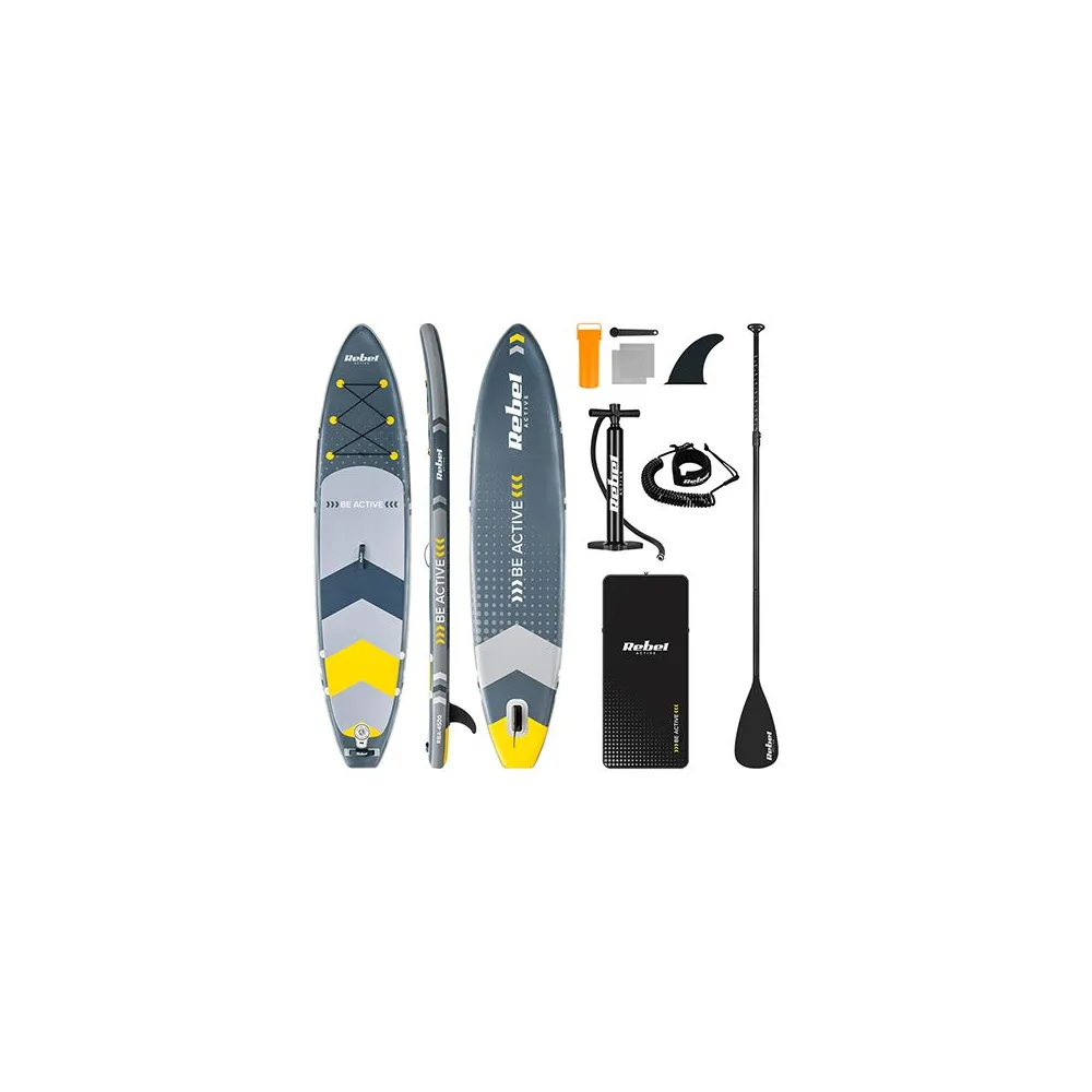 SET PLACA GONFLABILA STAND UP PADDLE 350X80X15 CM