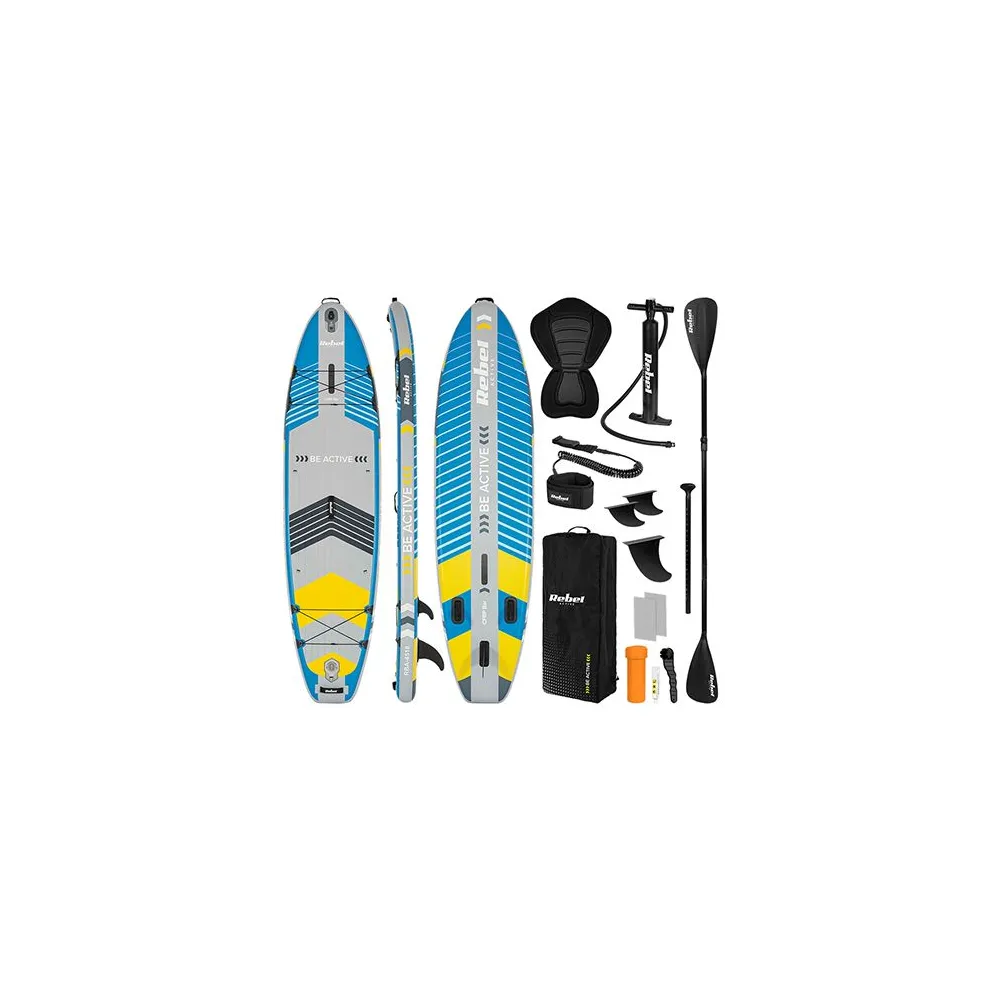 SET PLACA GONFLABILA STAND UP PADDLE SUP PRO REBEL ACTI