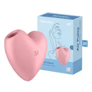 Maseur clitoridian Cutie Heart Light Red Satisfyer (roz)