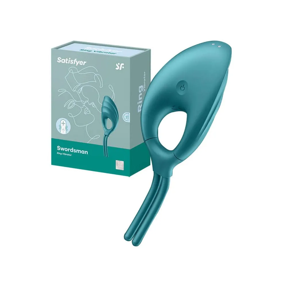 Inel vibrator Satisfyer Swordsman (verde)