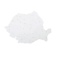 Sablon harta Romaniei Flaro, 185 x 255 mm