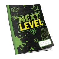 Caiet Next Level A4, 48 de file, 60g/mp, dictando, diverse modele de coperti