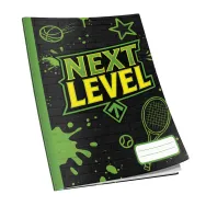 Caiet Next Level A4, 48 de file, 60g/mp, dictando, diverse modele de coperti