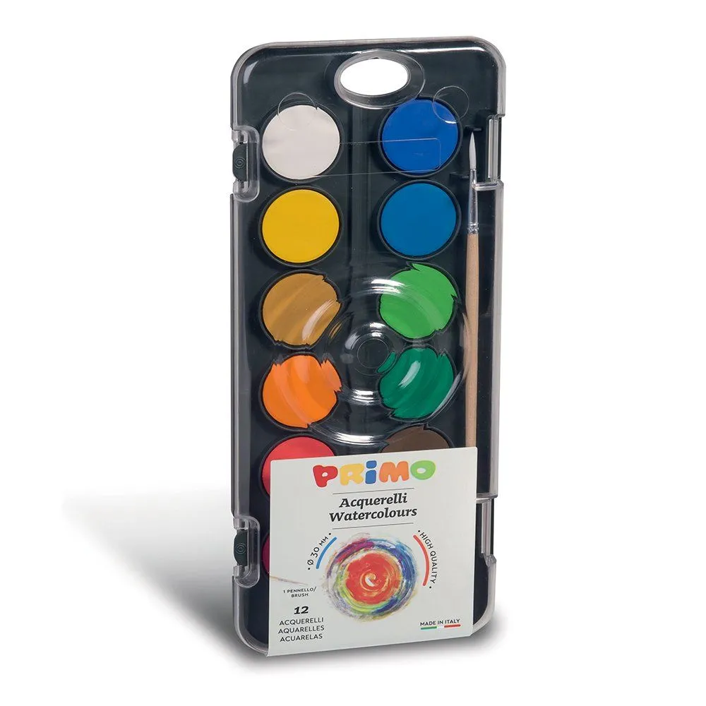 Acuarele Morocolor Primo, 12 culori